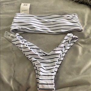 Striped Bikini Set